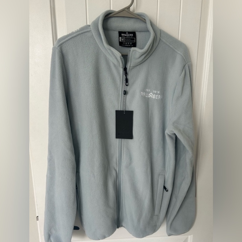 RawGear zip up fleece M NWT